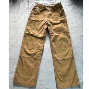 Mountain Khakis Alpine Utility Pants Mens 32x32 Tan Army Duck Canvas Workwear